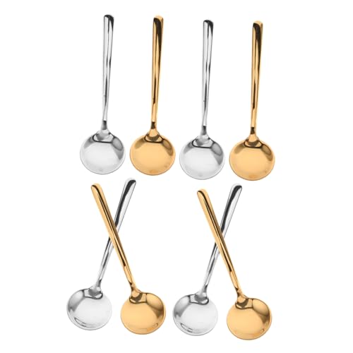 LABRIMP 8 Stück Teiliges Mini Kaffeelöffel Kleine Espressolöffel mit Abgerundeten Kanten zum Rühren von Kaffee Tee und Gewürzen Leicht zu Reinigen Reisefreundlich und Vielseitig LABRIMP 8 Stück Teiliges Mini Kaffeelöffel Kleine Espressolöffel mit Abgerundeten Kanten zum Rühren von Kaffee Tee und Gewürzen Leicht zu Reinigen Reisefreundlich und Vielseitig von LABRIMP