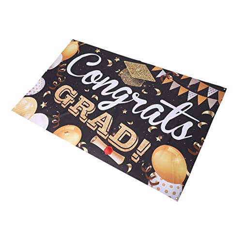 LABRIMP Abschlussbanner Partydeko Farbenfrohes Graduation Banner für Schulabschluss Feier Hängendes Poster mit Festlichem Textdesign als Foto Hintergrund und Partyaccessoire LABRIMP Abschlussbanner Partydeko Farbenfrohes Graduation Banner für Schulabschluss Feier Hängendes Poster mit Festlichem Textdesign als Foto Hintergrund und Partyaccessoire von LABRIMP