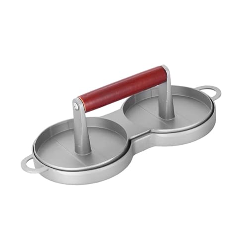 LABRIMP Aluminium Burger Presse Hamburger Maker mit Ergonomischem Griff Antihaft Oberfläche für Gleichmäßig Geformte Patties für BBQ und Partys LABRIMP Aluminium Burger Presse Hamburger Maker mit Ergonomischem Griff Antihaft Oberfläche für Gleichmäßig Geformte Patties für BBQ und Partys von LABRIMP