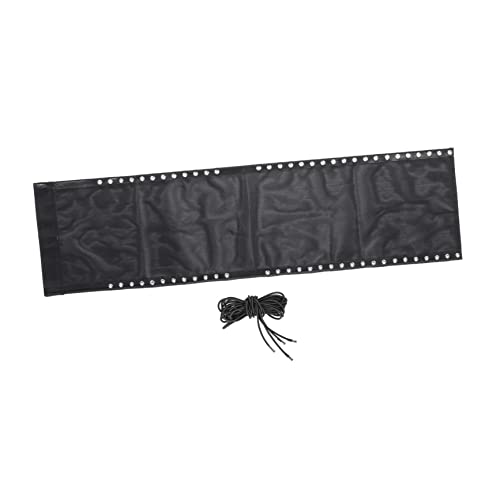 LABRIMP Atmungsaktives Ersatzgewebe für Liegestühle Schwarz Reparaturmaterial für Gartenmöbel Installieren und Pflegeleicht von LABRIMP