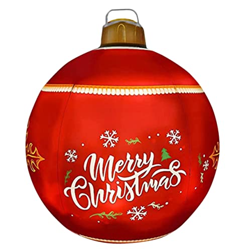 LABRIMP Aufblasbare Weihnachtskugel Rot Groß Weihnachtsdeko Outdoor Festliche Weihnachtsbaumkugel für Garten Party Weihnachtsfest Dekoration LABRIMP Aufblasbare Weihnachtskugel Rot Groß Weihnachtsdeko Outdoor Festliche Weihnachtsbaumkugel für Garten Party Weihnachtsfest Dekoration von LABRIMP