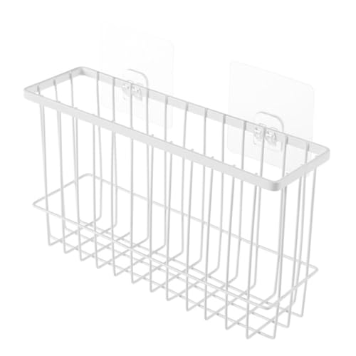 LABRIMP Badablage Selbstklebend für Shampoo und Wandregal für Badezimmer und Wasserabweisend und Leicht zu Installieren Weiß von LABRIMP