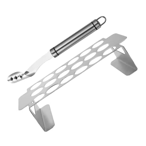 LABRIMP Bbq Chili Pepper Grill Rack mit Chili Corer Vielseitiges Grillzubehör für Hähnchenkeulen und Gemüse für Bbq und Küche LABRIMP Bbq Chili Pepper Grill Rack mit Chili Corer Vielseitiges Grillzubehör für Hähnchenkeulen und Gemüse für Bbq und Küche von LABRIMP