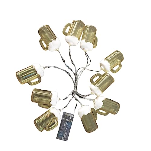 LABRIMP 3m Lichterkette Für Biergläser Kreative Lustige Festivalbeleuchtung Für Bars Lampen Energiesparend Dekoration Für Partys Und Geschäfte von LABRIMP