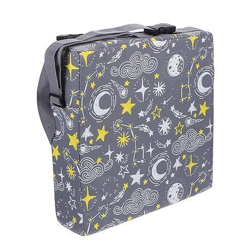 LABRIMP Booster Sitzerhöhung für Abnehmbarer Bezug mit Buntem Cartoon Muster für Hochstühle und Esszimmer Einfacher und Komfortable Nutzung von LABRIMP