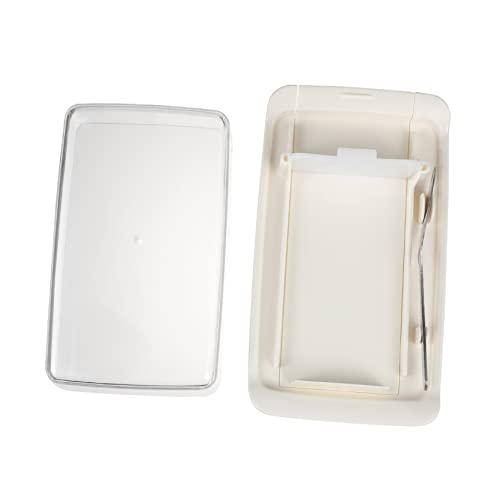 LABRIMP Butter Box Butter Crisper mit Schneidefunktion Praktischer Aufbewahrungsbehälter für Frühstückstisch Weiß Leicht zu Reinigen Langlebig und Benutzerfreundlich LABRIMP Butter Box Butter Crisper mit Schneidefunktion Praktischer Aufbewahrungsbehälter für Frühstückstisch Weiß Leicht zu Reinigen Langlebig und Benutzerfreundlich von LABRIMP