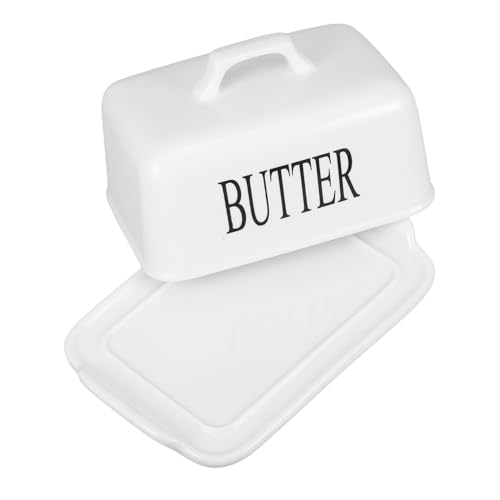 LABRIMP Butterdose butter aufbewahrungsschale Butteraufbewahrung für die Theke Butterplatte Luftdicht Butterbehälter Butteraufbewahrung für die Arbeitsplatte Butterhalter Keramik Weiß LABRIMP Butterdose butter aufbewahrungsschale Butteraufbewahrung für die Theke Butterplatte Luftdicht Butterbehälter Butteraufbewahrung für die Arbeitsplatte Butterhalter Keramik Weiß von LABRIMP