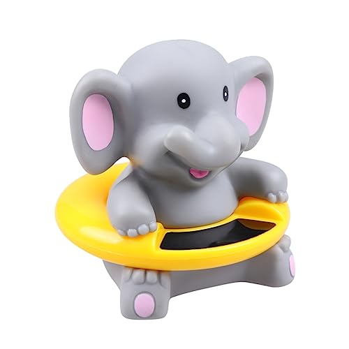 LABRIMP Cartoon Elephant Badethermometer für Babies Elektronisches Wasserthermometer für Badewanne und Pool Sicheres Badewasser Messgerät Farbenfrohes und Lustiges Badetoy von LABRIMP