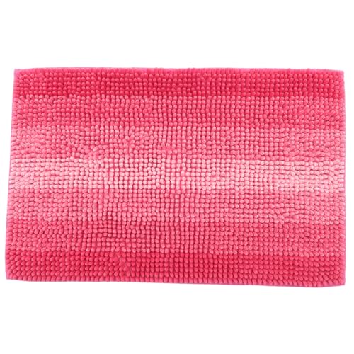 LABRIMP Chenille Badematte rutschfest Saugfähiger Badvorleger Badteppich Waschbar Badezimmerteppich mit Anti rutsch Boden für Wc Dusche Deko Badezimmer LABRIMP Chenille Badematte rutschfest Saugfähiger Badvorleger Badteppich Waschbar Badezimmerteppich mit Anti rutsch Boden für Wc Dusche Deko Badezimmer von LABRIMP