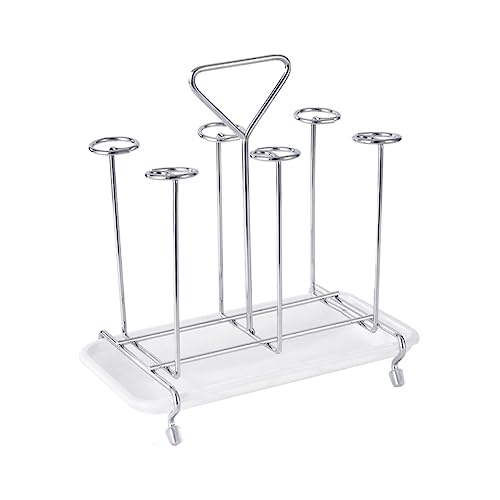 LABRIMP Cup Draining Rack aus Stabilem mit Quadratischer Basis Tassenhalter für Becher Mugs Schnelles Abtropfen Platzsparend Vielseitiger Organizer für Küche und Schrank Stilvoll und LABRIMP Cup Draining Rack aus Stabilem mit Quadratischer Basis Tassenhalter für Becher Mugs Schnelles Abtropfen Platzsparend Vielseitiger Organizer für Küche und Schrank Stilvoll und von LABRIMP