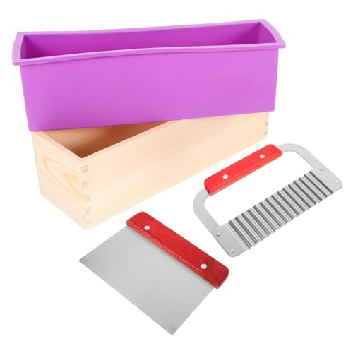 LABRIMP DIY Handliche Silikon Seifenform Teilig Flexible Rechteckige Gießform für Handgemachte Seifen Bastelwerkzeug für Seifenherstellung und Geschenkideen von LABRIMP