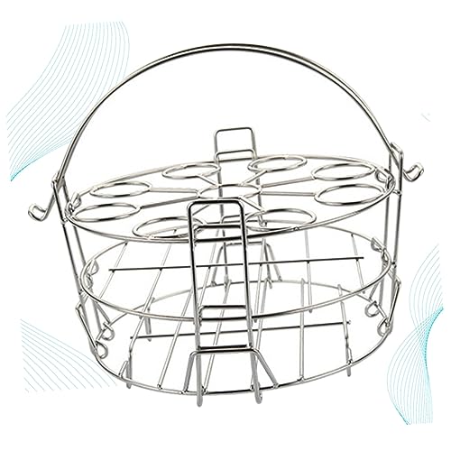 LABRIMP Dampfgarer Eiergestell Rostfreies Stahl Eierhalter für Eier Vielseitig Einsetzbar als Dampfgareinsatz Kühlgestell und Töpfe Ständer Leicht zu Reinigen Spülmaschinenfest LABRIMP Dampfgarer Eiergestell Rostfreies Stahl Eierhalter für Eier Vielseitig Einsetzbar als Dampfgareinsatz Kühlgestell und Töpfe Ständer Leicht zu Reinigen Spülmaschinenfest von LABRIMP