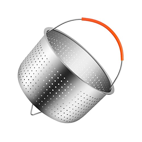 LABRIMP Dampfgitter mit Silikon Griff Steamer Basket für Vielseitige Nutzung als Dampfer Sieb oder Obstschale Langlebig und Lebensmittelecht von LABRIMP