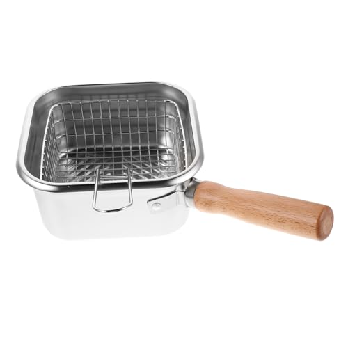 LABRIMP Edelstahl Deep Fryer Topf mit Korb Vielseitiger Tragbarer Frittier Kochtopf für Zuhause und Outdoor Robust Leicht zu Reinigen und Flexibel Einsetzbar LABRIMP Edelstahl Deep Fryer Topf mit Korb Vielseitiger Tragbarer Frittier Kochtopf für Zuhause und Outdoor Robust Leicht zu Reinigen und Flexibel Einsetzbar von LABRIMP