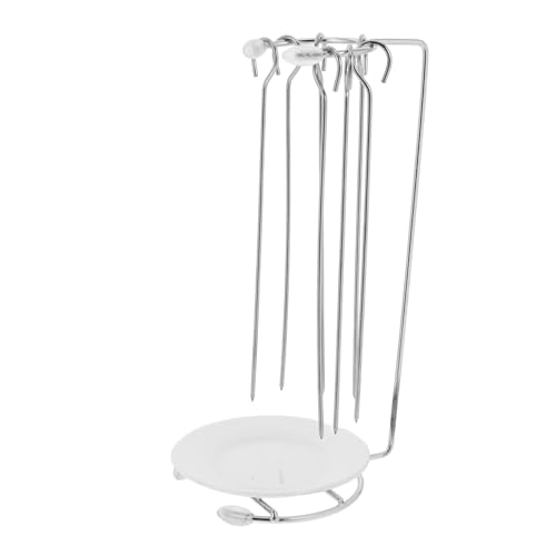 LABRIMP Edelstahl Kebab Spießständer Grillspieß Halter Robust Hitzebeständig Für Gleichmäßiges Grillen Von Fleisch Und Gemüse Sicherer Stand Für BBQ Zuhause LABRIMP Edelstahl Kebab Spießständer Grillspieß Halter Robust Hitzebeständig Für Gleichmäßiges Grillen Von Fleisch Und Gemüse Sicherer Stand Für BBQ Zuhause von LABRIMP