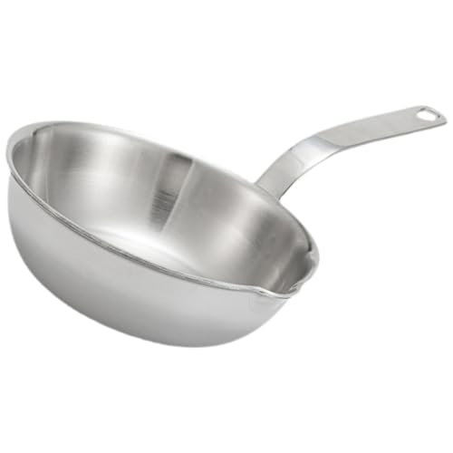 LABRIMP Edelstahl Milchtopf mit Ausgießer Kompakter Wok und Soßentopf Hitzebeständig Flacher Boden für Gleichmäßige Wärme Robust und Leicht zu Reinigen für Saucen und Öl Erhitzen LABRIMP Edelstahl Milchtopf mit Ausgießer Kompakter Wok und Soßentopf Hitzebeständig Flacher Boden für Gleichmäßige Wärme Robust und Leicht zu Reinigen für Saucen und Öl Erhitzen von LABRIMP