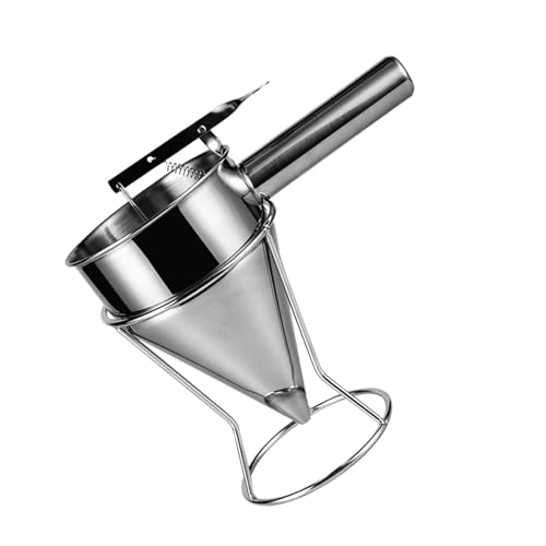 LABRIMP Edelstahl Piston Trichter mit Abnehmbarem Ständer Küchen Dispenser für Octopus Balls Teigspender DIY Backen Geeignet Spülmaschinenfest Einfach zu Montieren und Sauber zu Halten LABRIMP Edelstahl Piston Trichter mit Abnehmbarem Ständer Küchen Dispenser für Octopus Balls Teigspender DIY Backen Geeignet Spülmaschinenfest Einfach zu Montieren und Sauber zu Halten von LABRIMP