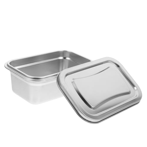 LABRIMP Eisbehälter Aus Edelstahl Wiederverwendbare Eisbehälter Mit Deckel Aufbewahrungsbehälter Für Selbstgemachtes Eis Kleiner Gefrierbehälter Für Eis Und Süßigkeiten LABRIMP Eisbehälter Aus Edelstahl Wiederverwendbare Eisbehälter Mit Deckel Aufbewahrungsbehälter Für Selbstgemachtes Eis Kleiner Gefrierbehälter Für Eis Und Süßigkeiten von LABRIMP