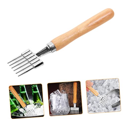 LABRIMP Eiszerkleinerer mit Holzgriff Robuster Eispickel aus Aluminiumlegierung für Schnelles Zerkleinern von Werkzeug für Bar und Wartungsfreundliches Design LABRIMP Eiszerkleinerer mit Holzgriff Robuster Eispickel aus Aluminiumlegierung für Schnelles Zerkleinern von Werkzeug für Bar und Wartungsfreundliches Design von LABRIMP