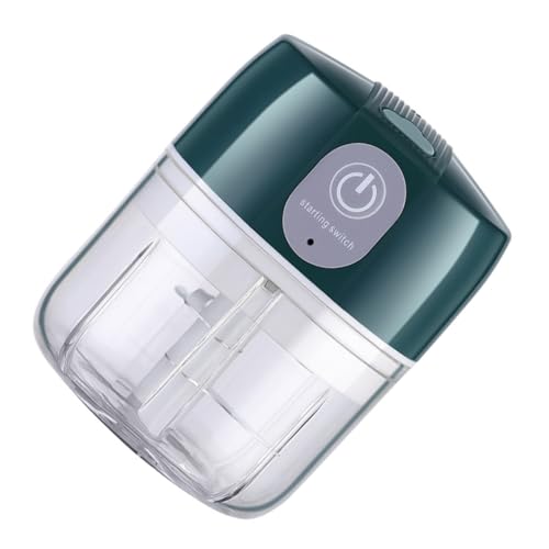 LABRIMP Elektrischer Mini zerkleinerer mit Klingen Multifunktionale Küchenmaschine für Babynahrung Fleisch Gemüse und Knoblauch Leicht zu Reinigen Sicherer Haushaltsmixer von LABRIMP