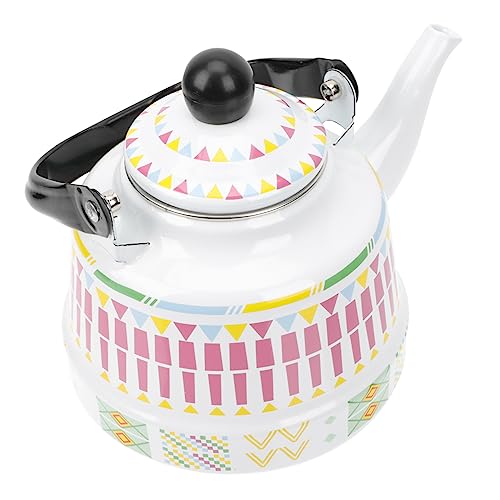 LABRIMP Emailo Emaille Wasserkocher mit Flöte Hitzeleitend Großer Kapazität Ergonomischer Griff für Tee Kaffee und Haushaltsgebrauch LABRIMP Emailo Emaille Wasserkocher mit Flöte Hitzeleitend Großer Kapazität Ergonomischer Griff für Tee Kaffee und Haushaltsgebrauch von LABRIMP