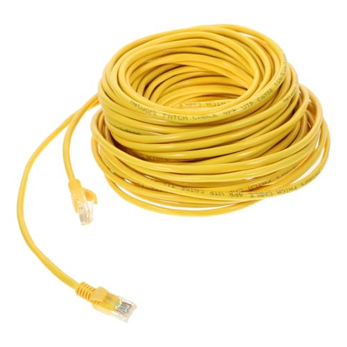 LABRIMP Ethernet Patchkabel Gelb Hochgeschwindigkeits Netzwerkkabel für Computer Router Stabile Verbindung Zuverlässige Datenübertragung Flexibel Einsetzbar LABRIMP Ethernet Patchkabel Gelb Hochgeschwindigkeits Netzwerkkabel für Computer Router Stabile Verbindung Zuverlässige Datenübertragung Flexibel Einsetzbar von LABRIMP