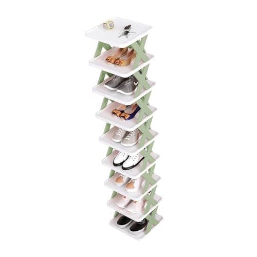 LABRIMP Faltbarer Schuhregal Organizer Lagig Hellgrün Platzsparend Einfach zu Montieren Stabiler Halt für Schuhaufbewahrung und Dekoration Zuhause LABRIMP Faltbarer Schuhregal Organizer Lagig Hellgrün Platzsparend Einfach zu Montieren Stabiler Halt für Schuhaufbewahrung und Dekoration Zuhause von LABRIMP
