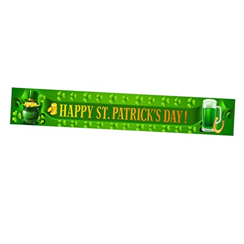 LABRIMP Festive Patrick's Day Banner Grün mit Englischer Hängende Dekoration für Party Haus Bar Leicht Kreativ Praktisch für Feierlichkeiten und Gartendeko LABRIMP Festive Patrick's Day Banner Grün mit Englischer Hängende Dekoration für Party Haus Bar Leicht Kreativ Praktisch für Feierlichkeiten und Gartendeko von LABRIMP