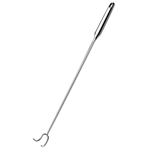 LABRIMP Fleischwender Haken Handheld Meat Hook zum Grillen und Wenden von Hähnchenflügeln und Rostfrei und Leicht zu Reinigen von LABRIMP