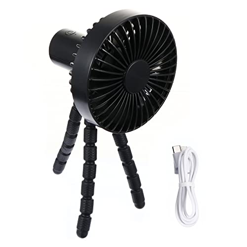 LABRIMP Flexibler Mini Tischventilator mit USB Akku Tragbar für Außenbereich Leise für Kinderwagen Büro und Sommeraktivitäten LABRIMP Flexibler Mini Tischventilator mit USB Akku Tragbar für Außenbereich Leise für Kinderwagen Büro und Sommeraktivitäten von LABRIMP