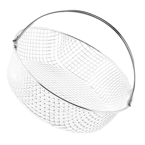 LABRIMP Frittierkorb mit Ergonomischem Griff Luftfritteusen Zubehör für Gleichmäßige Luftzirkulation Einfach zu Reinigen für Pommes Chicken Wings und Snacks von LABRIMP