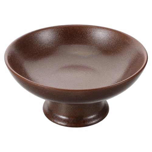 LABRIMP Fußed Fruit Bowl aus Porzellan Hochwertiger Dessert Servierteller für Snacks und Früchte für Partys und Festliche Anlässe von LABRIMP