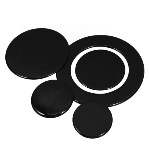 LABRIMP Gasherd Brennerkappen Ersatzset Hitzebeständige Brennerabdeckungen für Gasherde Robuste Herdplatten Abdeckungen Einsetzbar Einfache Kompletter Schutz für Kochfelder LABRIMP Gasherd Brennerkappen Ersatzset Hitzebeständige Brennerabdeckungen für Gasherde Robuste Herdplatten Abdeckungen Einsetzbar Einfache Kompletter Schutz für Kochfelder von LABRIMP