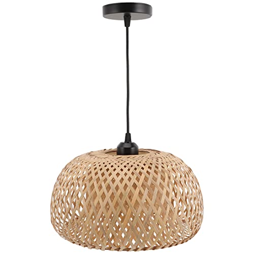 LABRIMP Rattan-pendelleuchte Im Rustikalen Stil Hängelampe Deckenleuchte Für Zuhause Hotel Restaurant von LABRIMP