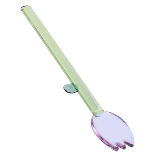 LABRIMP Glasrührlöffel mit Langem Griff Blumen Design Ergonomisch für Kaffee Tee Desserts und Eiscreme Leicht zu Reinigen Langlebig Eleganter Kaffeelöffel für Stilvolles Wiederverwendbar LABRIMP Glasrührlöffel mit Langem Griff Blumen Design Ergonomisch für Kaffee Tee Desserts und Eiscreme Leicht zu Reinigen Langlebig Eleganter Kaffeelöffel für Stilvolles Wiederverwendbar von LABRIMP