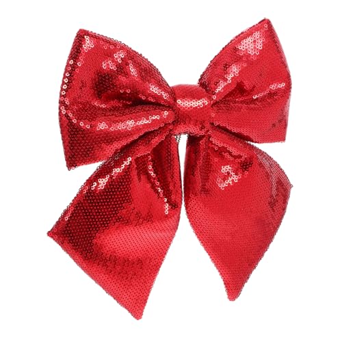 LABRIMP Glitzernde Weihnachtsbaum Schleife Einzigartige Party Dekoration mit Funkelndem Bowknot Vielseitig für Baum Kranz und Festliche Xmas Feiern Roter Glitzer Bogen LABRIMP Glitzernde Weihnachtsbaum Schleife Einzigartige Party Dekoration mit Funkelndem Bowknot Vielseitig für Baum Kranz und Festliche Xmas Feiern Roter Glitzer Bogen von LABRIMP