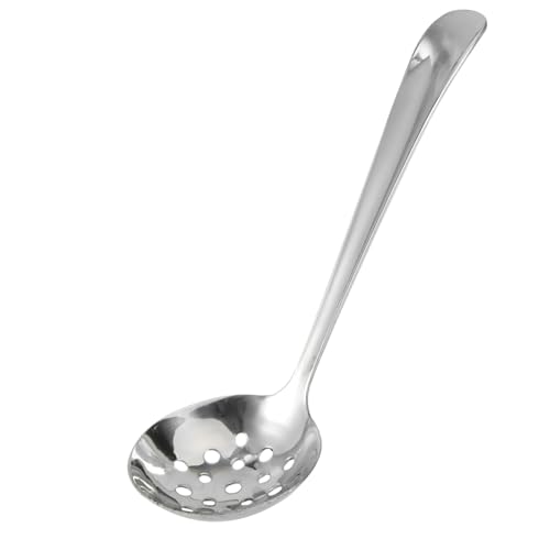 LABRIMP Großer Hot Pot Löffel mit Langem Griff Küchenbesteck Rostfrei und Spülmaschinengeeignet zum Servieren von Suppen und Saucen von LABRIMP