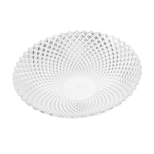 LABRIMP Großes Transparentes Snack und Obstserviertablett Runddesign für Früchte Süßigkeiten und Snacks für Partys Hochzeiten und Festlichkeiten LABRIMP Großes Transparentes Snack und Obstserviertablett Runddesign für Früchte Süßigkeiten und Snacks für Partys Hochzeiten und Festlichkeiten von LABRIMP