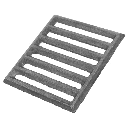 LABRIMP Gusseisen Grillrost Rechteckiger Vielseitiger Kochrost für Outdoor Grill Feuerstelle Hitzebeständig Leicht zu Reinigen Passend für Camping und Feuerstelle von LABRIMP