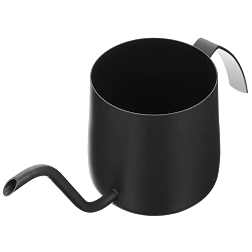 LABRIMP Hängende Ohr-Kaffeekanne Schwarze Gießkanne Mini-Gießkanne Schwanenhals-Wasserkocher Kaffee-Tee- Schwanenhals- Kaffee- Multifunktionale von LABRIMP