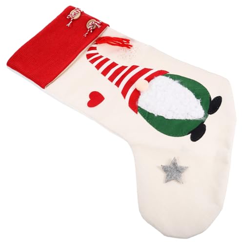 LABRIMP Hängende Weihnachtsstrümpfe Dekorative Weihnachts Socke für Baum Kamin Party mit Gestalteten Festlichen Weihnachtsstrümpfen Rot LABRIMP Hängende Weihnachtsstrümpfe Dekorative Weihnachts Socke für Baum Kamin Party mit Gestalteten Festlichen Weihnachtsstrümpfen Rot von LABRIMP
