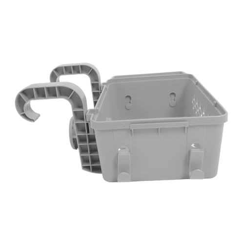 LABRIMP Hängender Aufbewahrungskorb für Handtücher Kunststoff Poolkorb für Poolrand Garten Mehrzweck Hängekorb mit Einfacher Montage und Strapazierfähigem Material für Innen und Außen von LABRIMP