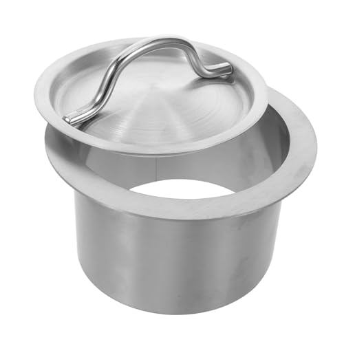 LABRIMP Hafen Von Küchenmüllversorgung Trash Can Small Ablaufloch Auf Der Arbeitsplatte Runder Mülldeckel Integrierter Mülldeckel Mülltülle Küchenmülleimer Rostfreier Stahl Silber LABRIMP Hafen Von Küchenmüllversorgung Trash Can Small Ablaufloch Auf Der Arbeitsplatte Runder Mülldeckel Integrierter Mülldeckel Mülltülle Küchenmülleimer Rostfreier Stahl Silber von LABRIMP