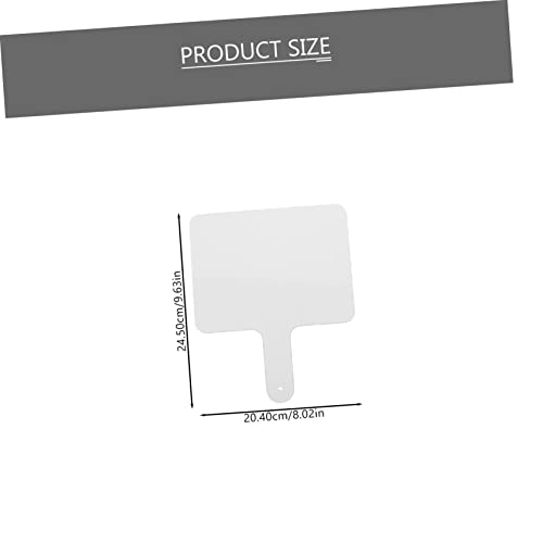 LABRIMP Handheld Dry Erase Answer Paddle Teiliges Doppelseitiges Whiteboard Schreibtafel für Unterricht Klassenzimmer und Spiele Voting und Punktetafel Geeignet von LABRIMP
