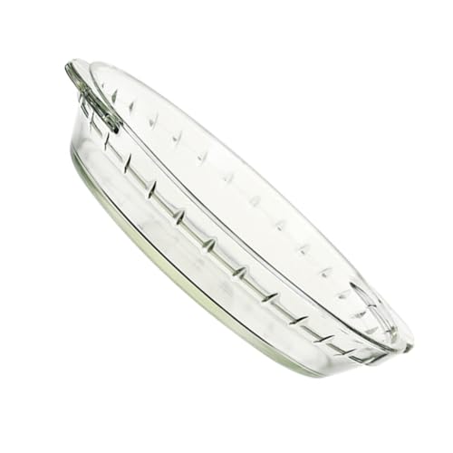 LABRIMP Haushaltskochgeschirr aus Gehärtetem Dampfpfanne für Mikrowelle und Backofen Hitzebeständige Servierplatte zum und Backen von Fisch und Gemüse von LABRIMP