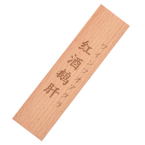 LABRIMP Holz Schilder für Japanische Speisen Reusable Food Tags für Buffet Dekoration für Sushi Sashimi und Party Events Stilvolle Servierplatten Dekoration LABRIMP Holz Schilder für Japanische Speisen Reusable Food Tags für Buffet Dekoration für Sushi Sashimi und Party Events Stilvolle Servierplatten Dekoration von LABRIMP