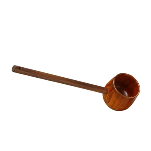 LABRIMP Holzwasserschaufel mit Langem Griff Leichte Handgefertigte Schöpfkelle aus Holz für Gartenbewässerung Teezubereitung und Küche Retro Design Perfektes LABRIMP Holzwasserschaufel mit Langem Griff Leichte Handgefertigte Schöpfkelle aus Holz für Gartenbewässerung Teezubereitung und Küche Retro Design Perfektes von LABRIMP
