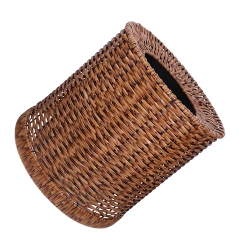 LABRIMP Imitierter Rattan Mülleimer für Wohnräume und Hotels Stilvoller Müllkorb mit Großzügigem Volumen und Robuster Verarbeitung LABRIMP Imitierter Rattan Mülleimer für Wohnräume und Hotels Stilvoller Müllkorb mit Großzügigem Volumen und Robuster Verarbeitung von LABRIMP