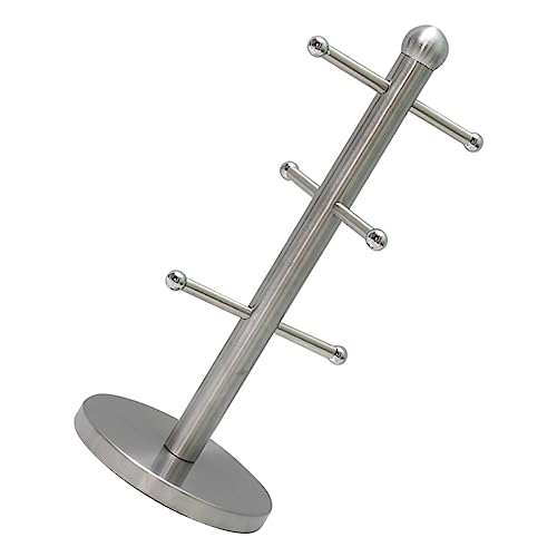 LABRIMP Kaffeetassenhalter aus Metall Eleganter Tassen Organizer für Küchenregale zum Aufbewahren Anzeigen und Trocknen von Bechern Stilvolle Tischdekoration Silber LABRIMP Kaffeetassenhalter aus Metall Eleganter Tassen Organizer für Küchenregale zum Aufbewahren Anzeigen und Trocknen von Bechern Stilvolle Tischdekoration Silber von LABRIMP