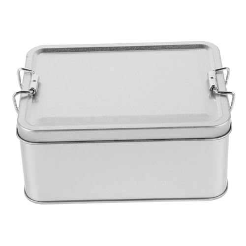 LABRIMP Weißblechdose Mit Deckel Keksdose Bonbondose Aufbewahrungsbox Für Süßigkeiten Metallbehälter Hält Trocken Und Frisch von LABRIMP